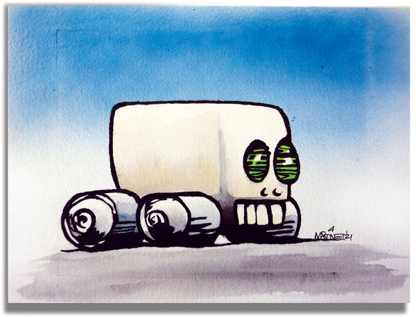 Head Wheels - Watercolor