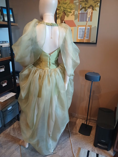 Not-So-Little Green/Gold Goddess Dress