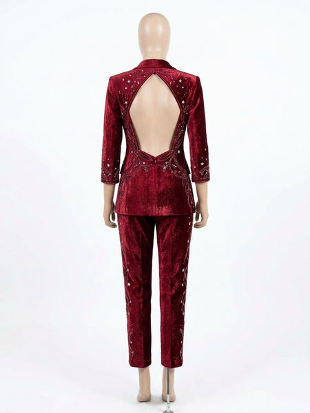 Red Galactic Pantsuit