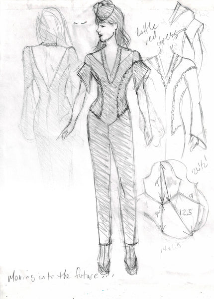 Red Galactic Pantsuit