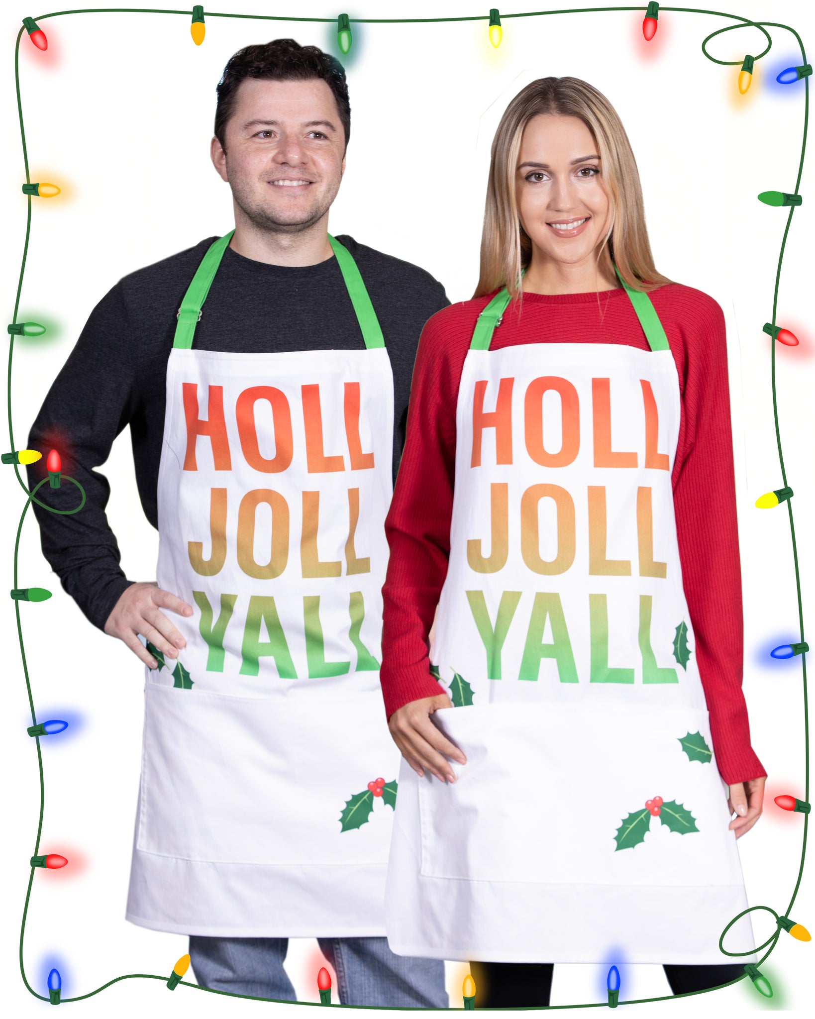 "Hol Jol Yall" Holiday Apron