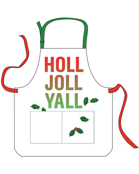 "Hol Jol Yall" Holiday Apron