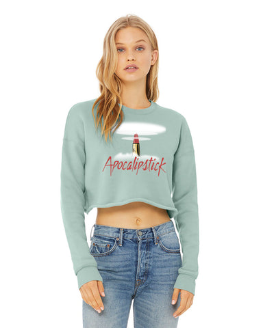 Apocalipstick Women's Crop Sweatshirt in Four Colors